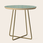 Art Deco, Decorative Leaf Pattern Side Table Gallery Image 1