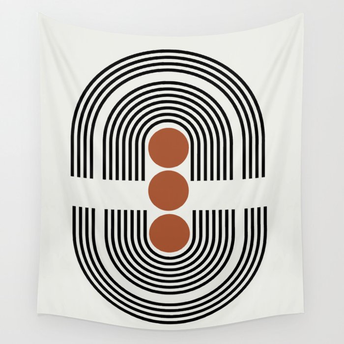 mid-century arch  Wall Tapestry Gallery Image 1