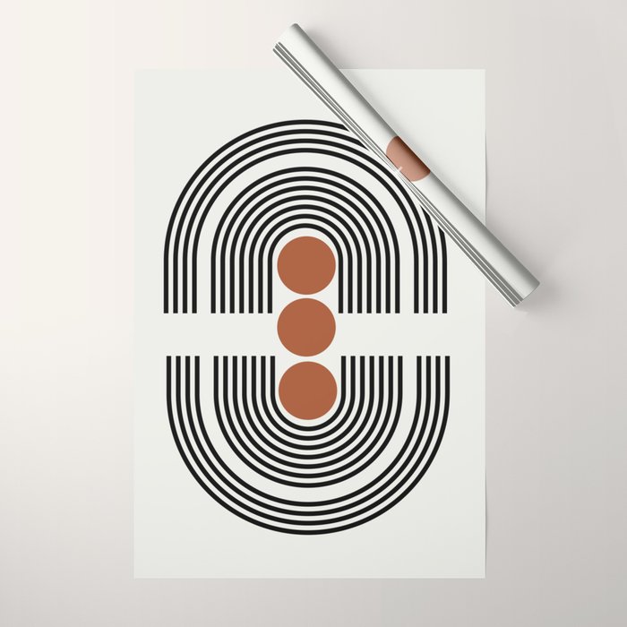 mid-century arch  Wrapping Paper Gallery Image 1