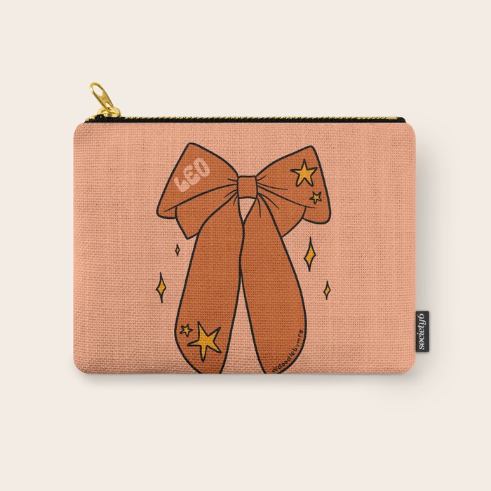 Leo Bow Carry All Pouch Gallery Image 1