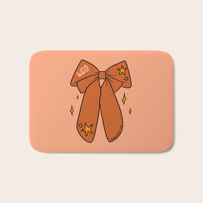 Leo Bow Bath Mat Gallery Image 1