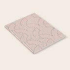 Terracotta retro lines Notebook Gallery Image 2