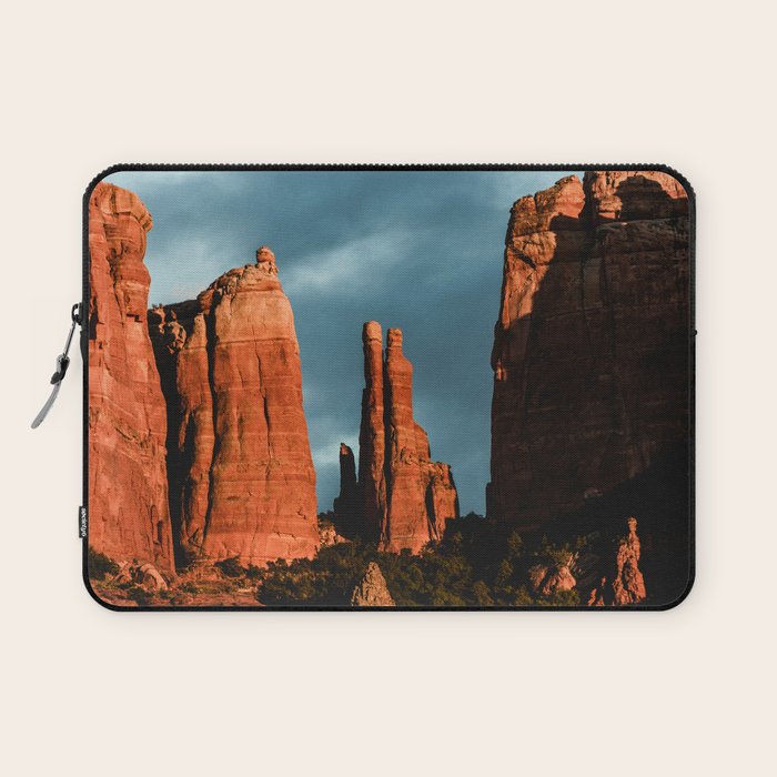 Sedona Vortex - Chimney Rock Desert Photography Laptop Sleeve Gallery Image 1