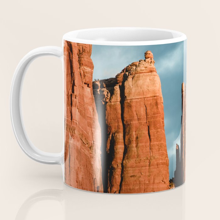 Sedona Vortex - Chimney Rock Desert Photography Coffee Mug Gallery Image 3