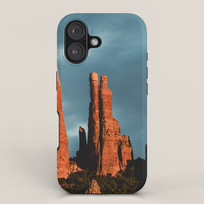 Sedona Vortex - Chimney Rock Desert Photography iPhone Case Gallery Image 1