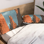 Sedona Vortex - Chimney Rock Desert Photography Pillow Sham Gallery Image 2