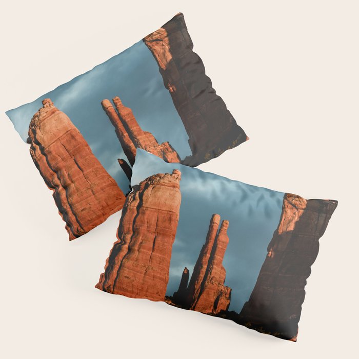 Sedona Vortex - Chimney Rock Desert Photography Pillow Sham Gallery Image 3