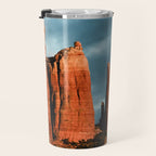 Sedona Vortex - Chimney Rock Desert Photography Travel Mug Gallery Image 3