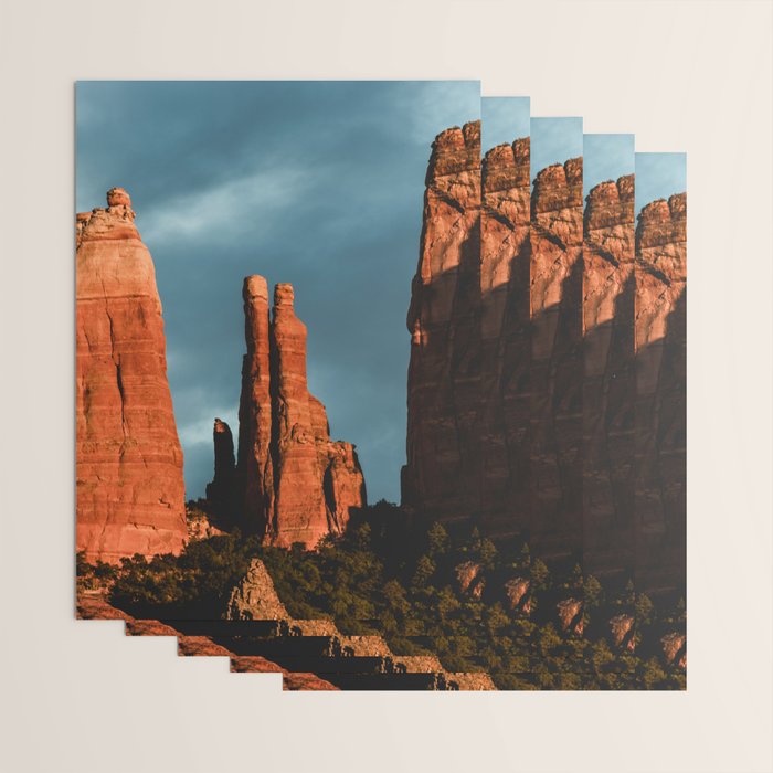 Sedona Vortex - Chimney Rock Desert Photography Wrapping Paper Gallery Image 3