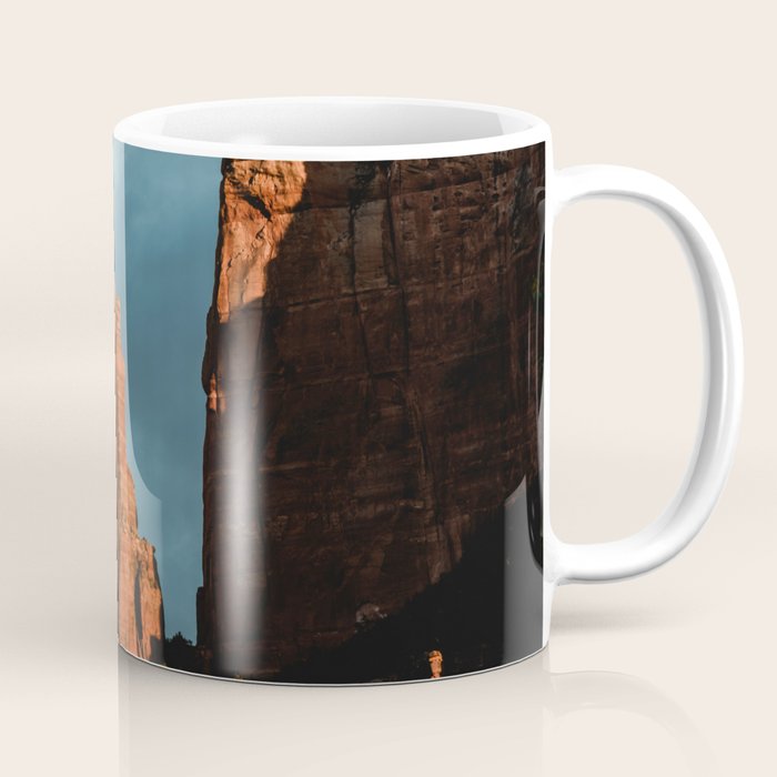 Sedona Vortex - Chimney Rock Desert Photography Coffee Mug Gallery Image 1