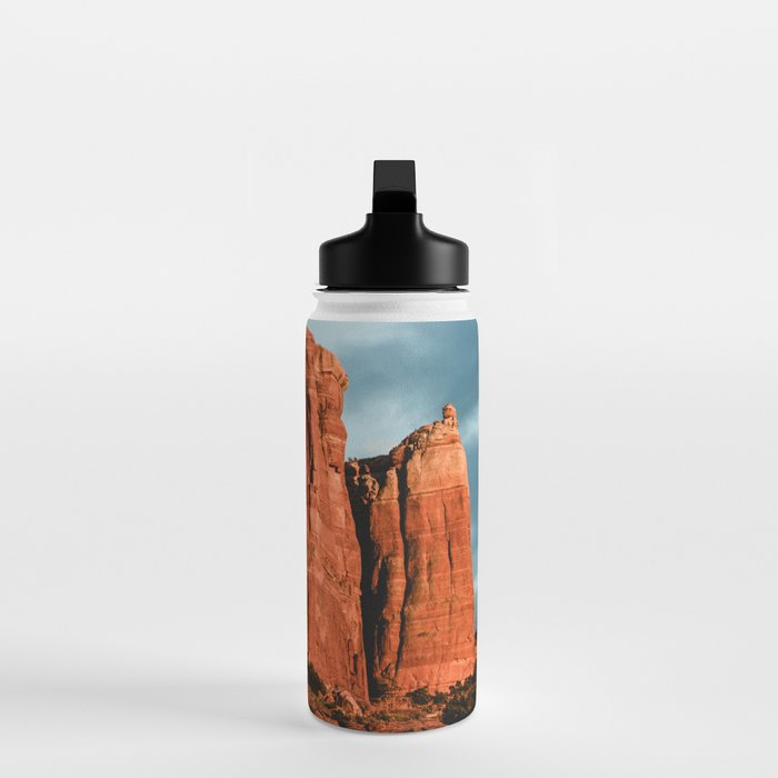 Sedona Vortex - Chimney Rock Desert Photography Water Bottle Gallery Image 3