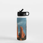 Sedona Vortex - Chimney Rock Desert Photography Water Bottle Gallery Image 1