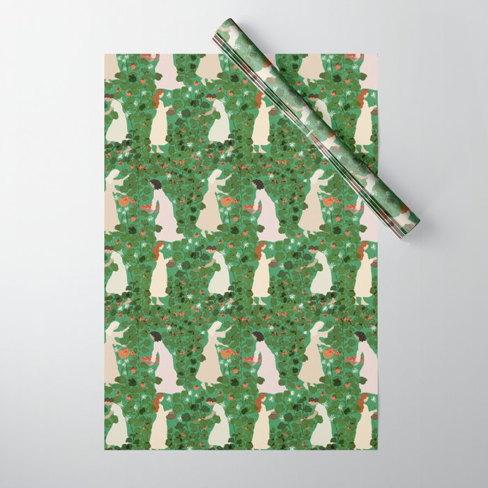 Tomato Girl Summer Part 2 Wrapping Paper Gallery Image 1