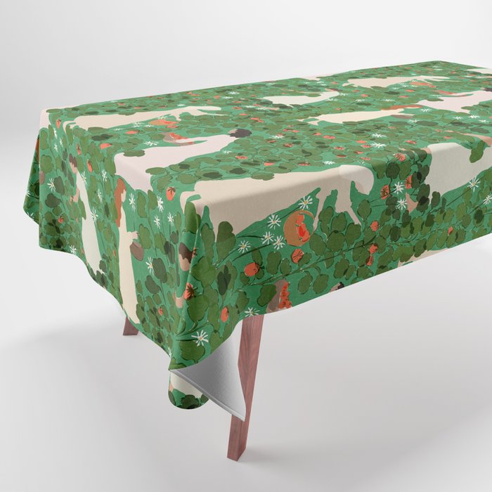 Tomato Girl Summer Part 2 Tablecloth Gallery Image 1