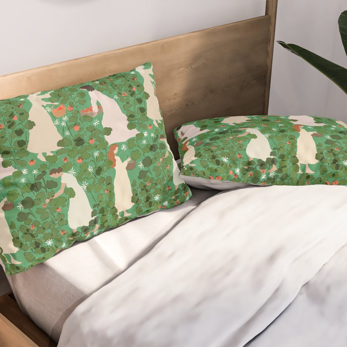 Tomato Girl Summer Part 2 Pillow Sham Gallery Image 2