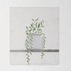 Vase 2 Throw Blanket Gallery Image 2