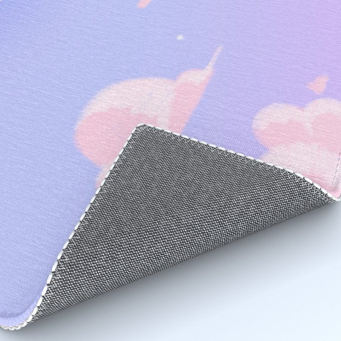Pink Clouds Purple Sky Lo Fi Rug Gallery Image 4