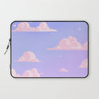 Pink Clouds Purple Sky Lo Fi Laptop Sleeve Gallery Image 1
