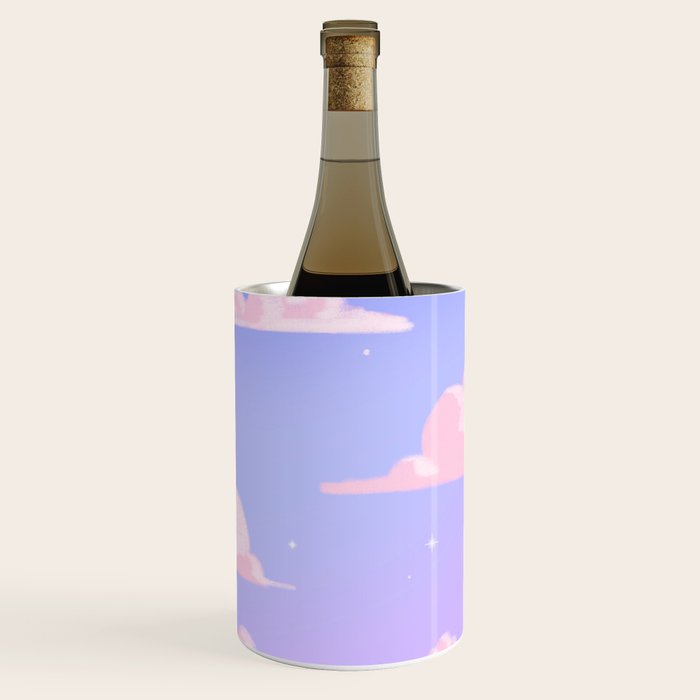 Pink Clouds Purple Sky Lo Fi Wine Chiller Gallery Image 1