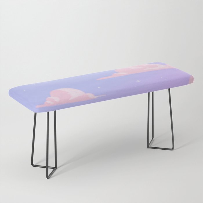 Pink Clouds Purple Sky Lo Fi Bench Gallery Image 1