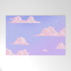Pink Clouds Purple Sky Lo Fi Welcome Mat Gallery Image 1