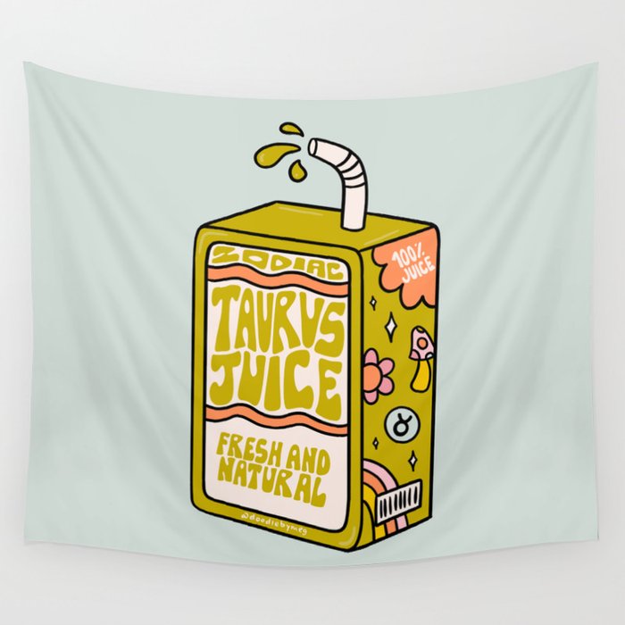 Taurus Juice Box Wall Tapestry Gallery Image 4