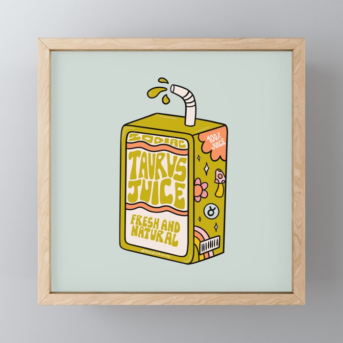 Taurus Juice Box Mini Art Print Gallery Image 1