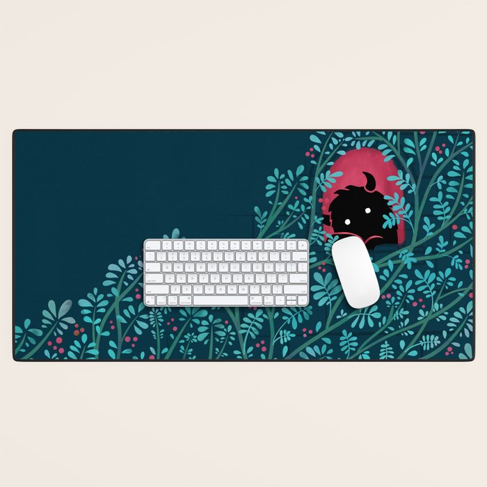 Introvert (Monster in the Window) Desk Mat Gallery Image 1