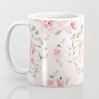 Rose Blush Watercolor Flower Pattern Coffee Mug Gallery Image 3