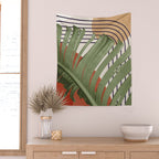 Nature Geometry 16 Wall Tapestry Gallery Image 2