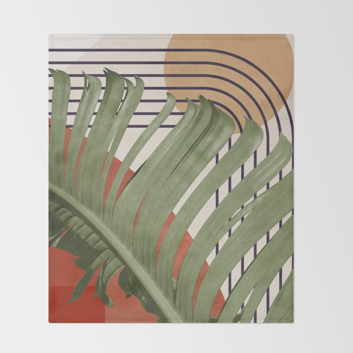 Nature Geometry 16 Throw Blanket Gallery Image 2