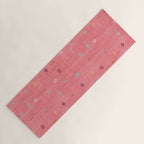 Cactus Silk Pattern in Pink Yoga Mat Gallery Image 1