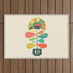 Fan Flower Outdoor Rug Gallery Image 1