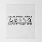 Know Your KEEPER Symbols Throw Blanket Gallery Image 2
