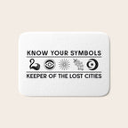Know Your KEEPER Symbols Bath Mat Gallery Image 1