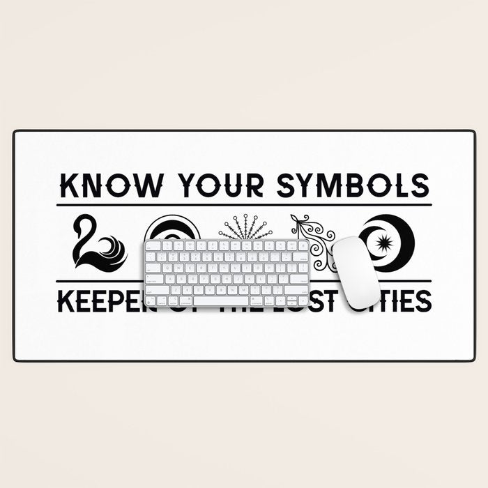 Know Your KEEPER Symbols Desk Mat Gallery Image 1
