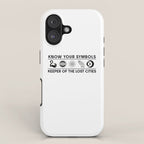 Know Your KEEPER Symbols iPhone Case Gallery Image 1