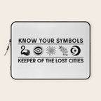 Know Your KEEPER Symbols Laptop Sleeve Gallery Image 1