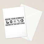 Know Your KEEPER Symbols Stationery Card Gallery Image 2