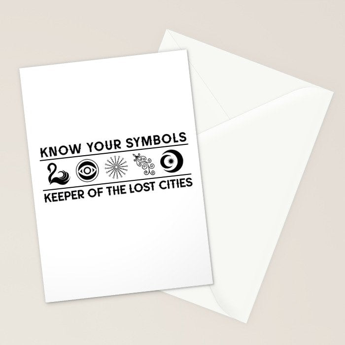 Know Your KEEPER Symbols Stationery Card Gallery Image 2
