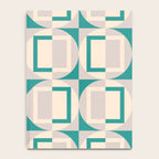 Mid Century Modern Geometric Fusion Notebook Gallery Image 4