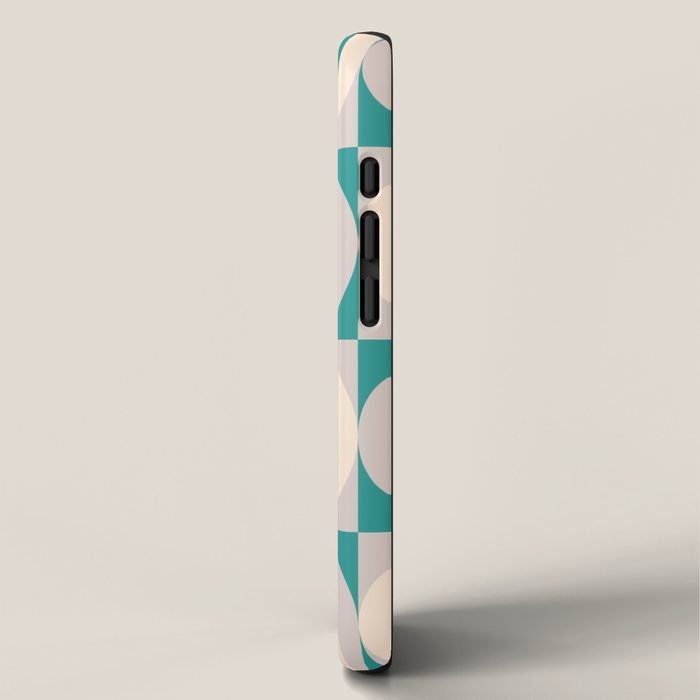 Mid Century Modern Geometric Fusion iPhone Case Gallery Image 2
