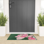Blossoming lotus flower - Vintage Japanese Woodblock Print Art Welcome Mat Gallery Image 3