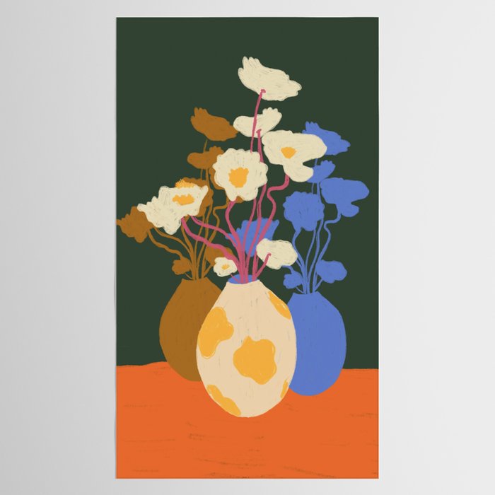 Vase reflections Tablecloth Gallery Image 2