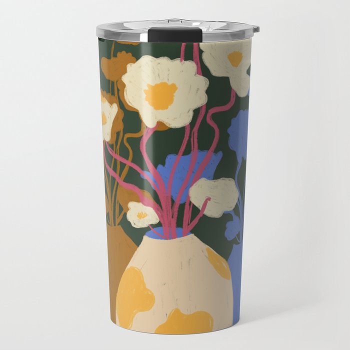 Vase reflections Travel Mug Gallery Image 1