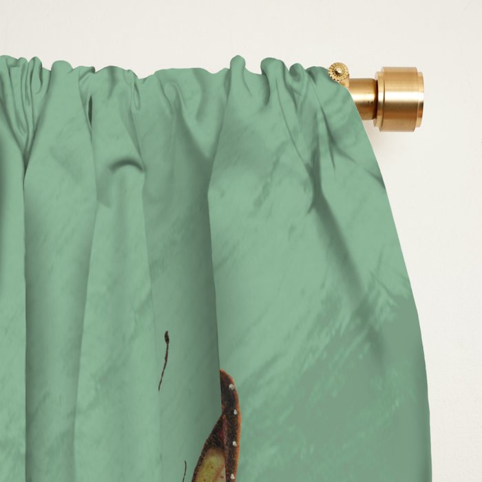 Snake and Butterflies 2 Window Curtain Gallery Image 2