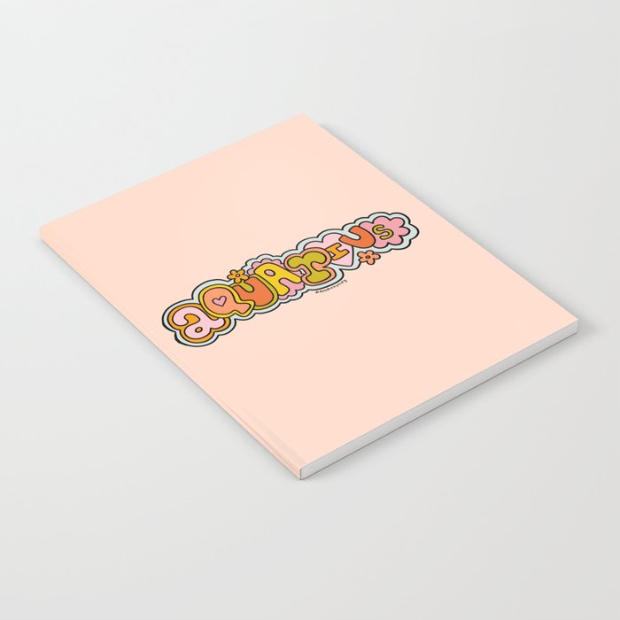 Aquarius Doodle Letters Notebook Gallery Image 2