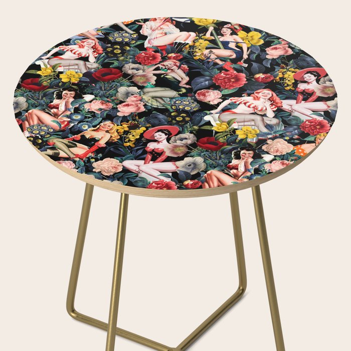 Floral and Pin-Up Girls IV Side Table Gallery Image 2