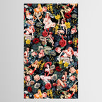 Floral and Pin-Up Girls IV Tablecloth Gallery Image 2