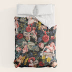 Floral and Pin-Up Girls IV Duvet Cover Gallery Image 6